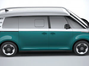Volkswagen ID Buzz LWB 2023 3D Model