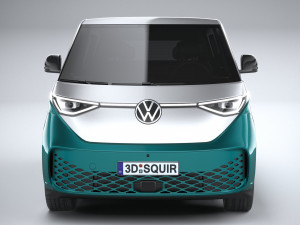 Volkswagen ID Buzz LWB 2023 3Dモデル