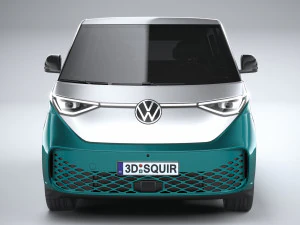 Volkswagen ID Buzz LWB 2023 3D Model