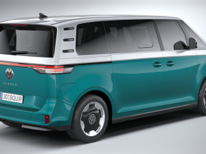 Volkswagen ID Buzz LWB 2023 3Dモデル