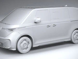 Volkswagen ID Buzz LWB 2023 3D Model