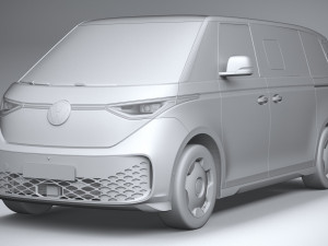 Volkswagen ID Buzz LWB 2023 3Dモデル