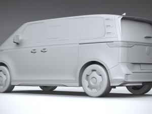 Volkswagen ID Buzz LWB 2023 3Dモデル
