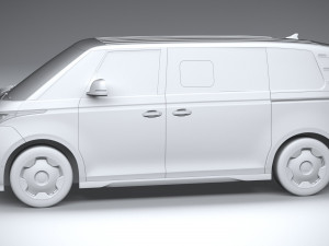 Volkswagen ID Buzz LWB 2023 3Dモデル