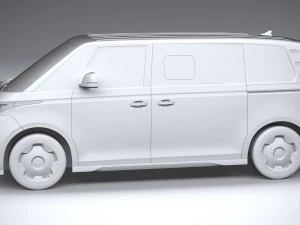 Volkswagen ID Buzz LWB 2023 3D Model