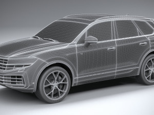 Volkswagen Touareg R eHybrid 2024 3D Model