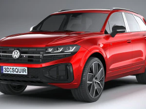 Volkswagen Touareg R-Line 2024 3D Model
