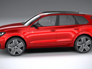 Volkswagen Touareg R-Line 2024 3D Model