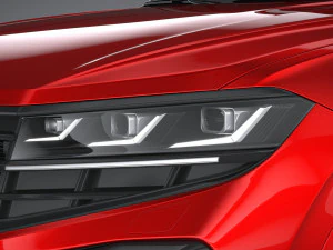 Volkswagen Touareg R-Line 2024 3D Model