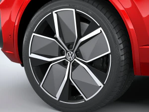 Volkswagen Touareg R-Line 2024 3D Model