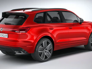 Volkswagen Touareg R-Line 2024 3D Model