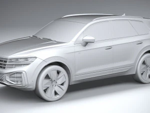 Volkswagen Touareg R-Line 2024 3D Model