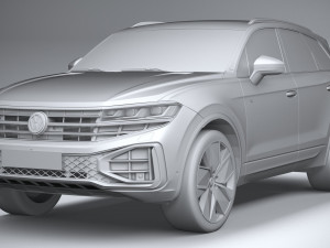 Volkswagen Touareg R-Line 2024 Modèle 3D