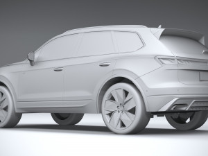 Volkswagen Touareg R-Line 2024 Modèle 3D