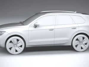 Volkswagen Touareg R-Line 2024 3D Model