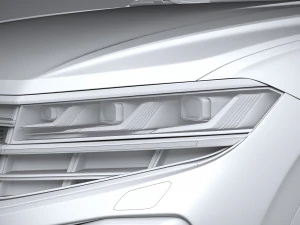 Volkswagen Touareg R-Line 2024 3D Model