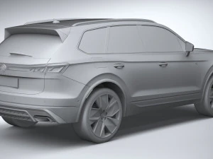 Volkswagen Touareg R-Line 2024 3D Model
