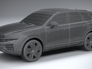 Volkswagen Touareg R-Line 2024 Modèle 3D