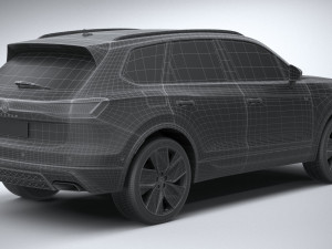 Volkswagen Touareg R-Line 2024 Modèle 3D