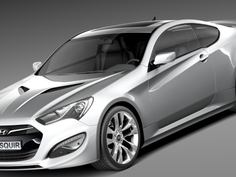 Hyundai Genesis Coupe 2013 3D Model