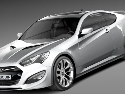 Hyundai Genesis Coupe 2013р 3D Модель