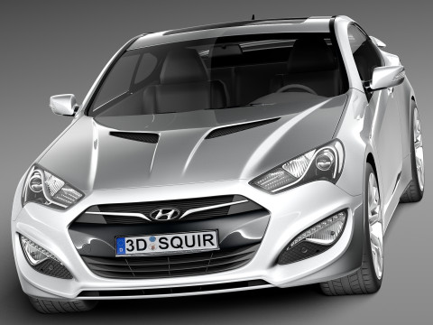 Hyundai Genesis Coupe 2013 3D-Modell