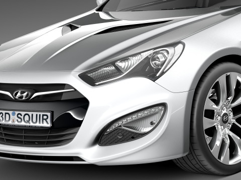 Hyundai Genesis Coupe 2013 3D-Modell