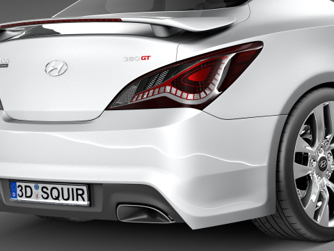 Hyundai Genesis Coupe 2013 3D-Modell
