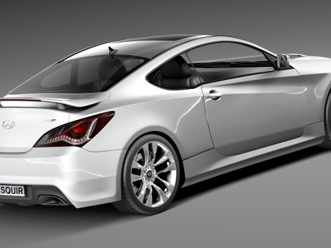 Hyundai Genesis Coupe 2013 3D-Modell