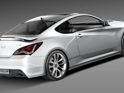 Hyundai Genesis Coupe 2013 3D Model