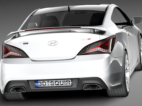 Hyundai Genesis Coupe 2013 3D Model