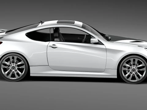 Hyundai Genesis Coupe 2013 3D Model