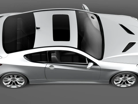 Hyundai Genesis Coupe 2013 3D Model