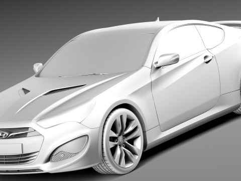 Hyundai Genesis Coupe 2013 3D-Modell