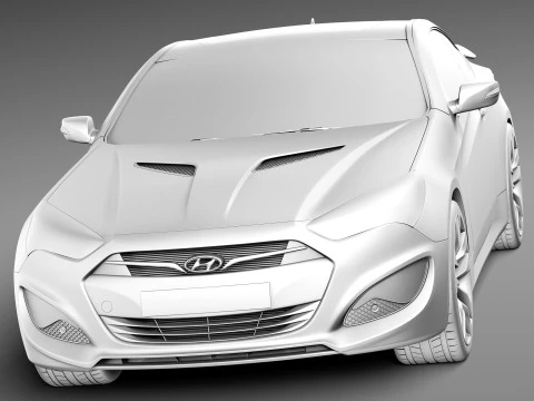 Hyundai Genesis Coupe 2013 3D Model