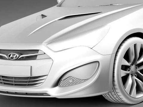 Hyundai Genesis Coupe 2013 3D Model