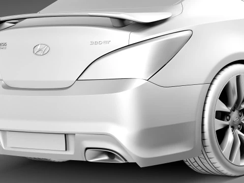 Hyundai Genesis Coupe 2013 3D Model