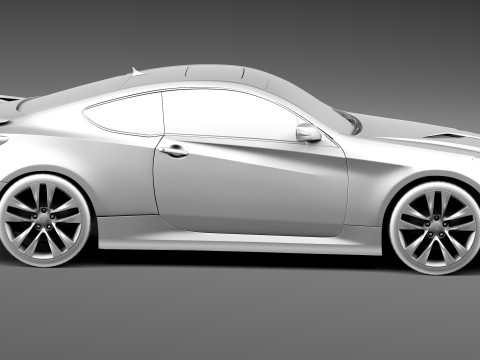 Hyundai Genesis Coupe 2013 3D-Modell