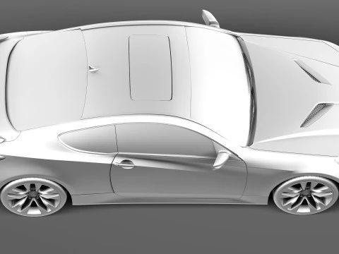 Hyundai Genesis Coupe 2013 3D Model