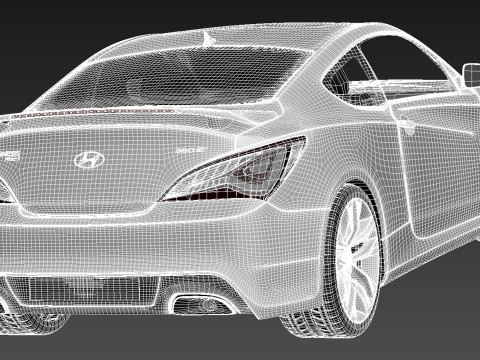 Hyundai Genesis Coupe 2013 3D-Modell