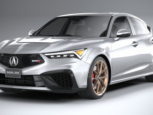 Acura Integra Type S 2024 3D मॉडल