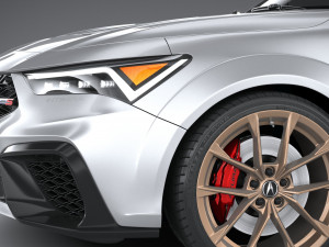 Acura Integra Type S 2024 3D मॉडल