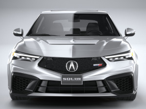 Acura Integra Type S 2024 3D मॉडल