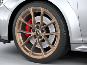 Acura Integra Type S 2024 3D मॉडल