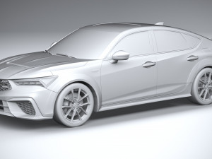 Acura Integra Type S 2024 3D मॉडल