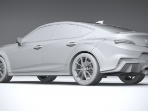 Acura Integra Type S 2024 3D मॉडल