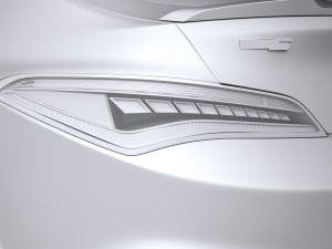 Acura Integra Type S 2024 3D मॉडल