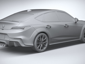 Acura Integra Type S 2024 3D मॉडल