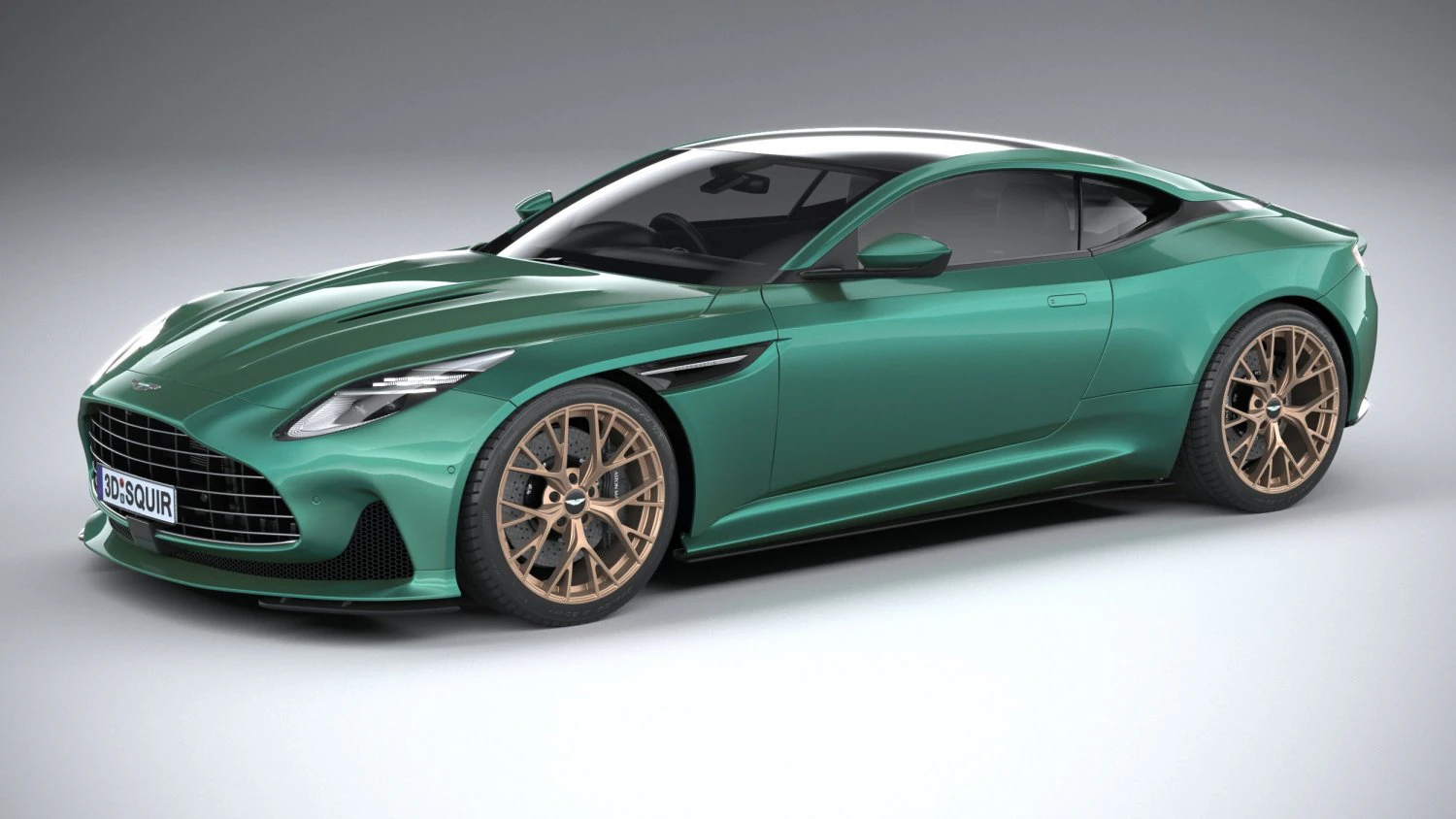 Aston Martin DB12 2024 3D Model .c4d .max .obj .3ds .fbx .stl .blend
