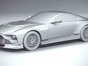 Aston Martin Valour 2024 3D Model